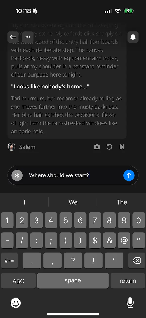 myrlo home screen